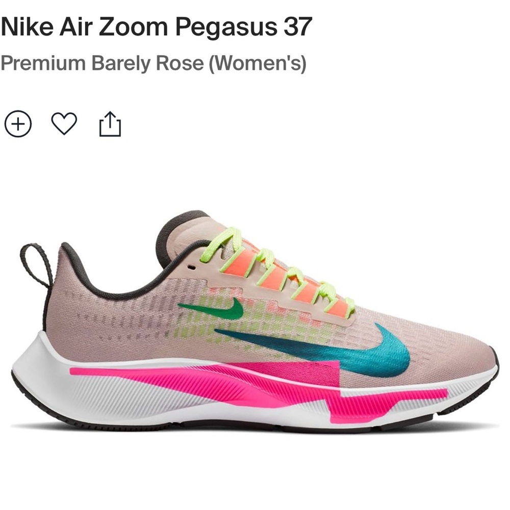 Nike Air Zoom Pegasus 37 Premium Barely Rose (Women's)